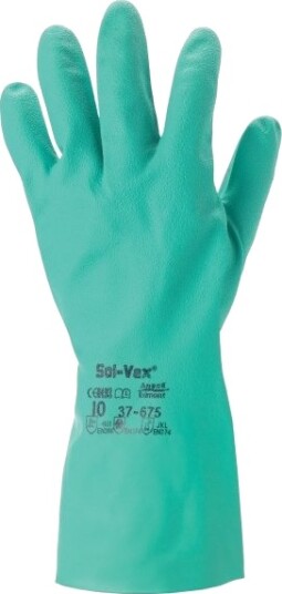 Handsker Ansell Solvex 37 675 Str. 10 Pakke A 12 Par Handsker Ansell Solvex 37 675 Str. 10 Pakke A 12 Par