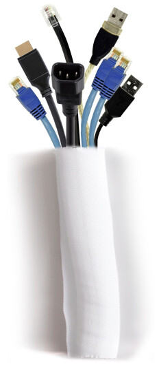 MULTIBRACKETS M Universal Cable Sock Roll Self Wrap White 25m L 40mm MULTIBRACKETS M Universal Cable Sock Roll Self Wrap White 25m L 40mm