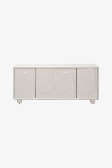 KARE Design Skjenk Paco Hvit 160x75cm Hvit