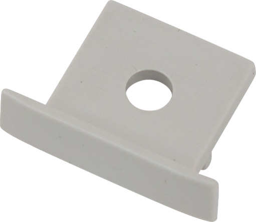 Ansell Lighting endestykke med hull 15x20 mm aluminium