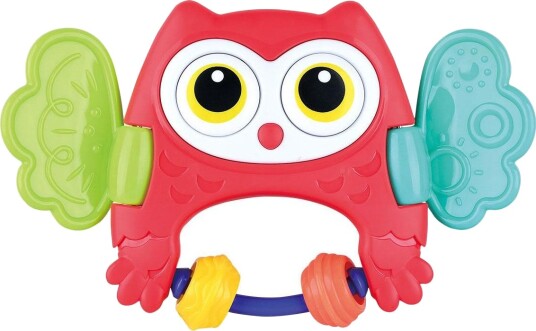 Playgo Peekaboo Rangle Ugle Rød
