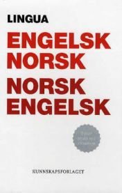 Lingua engelsk ordbok, Pent brukt bok uten markeringer Lingua engelsk ordbok, Pent brukt bok uten markeringer