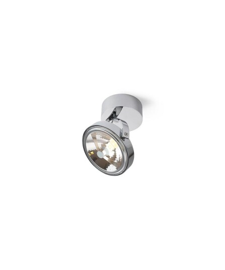 Trizo21 - Pin-Up 1 Round Taklampe Krom