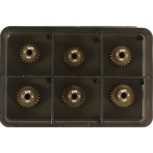 Yeah Racing 48021026 Pinion Gear Super Hard Combo set 48P 21T-2 Yeah Racing 48021026 Pinion Gear Super Hard Combo set 48P 21T-2