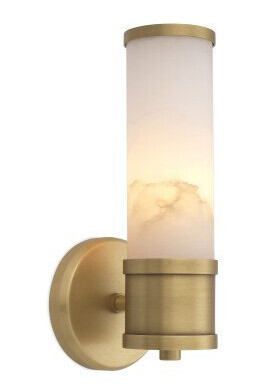 Claridges vegglampe antique brass enkelt Claridges vegglampe antique brass enkelt