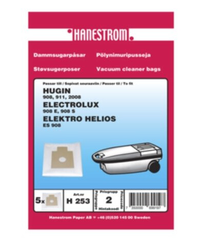 Haneström Støvsugerposer syntetfiber 10st. DU12053-2 Haneström Støvsugerposer syntetfiber 10st. DU12053-2