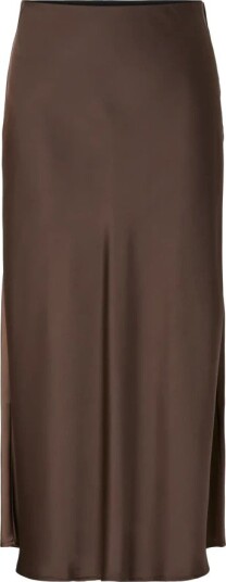 YASkjørt yasPella HW Midi Skirt Brun