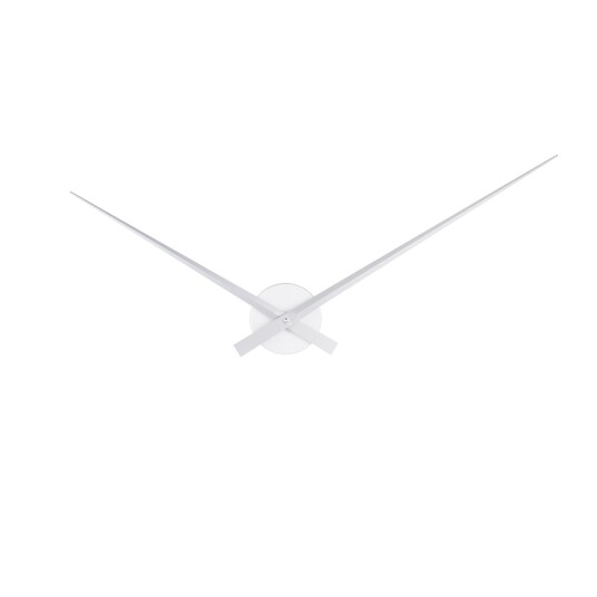 KARLSSON Wall Clock Little Big Time - Silver - Ø90CM