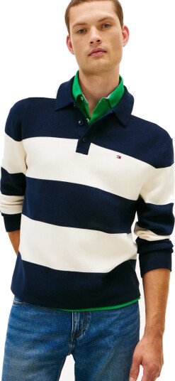 Tommy Hilfiger Full Milano Ls Polo Navy M Tommy Hilfiger Full Milano Ls Polo Navy M