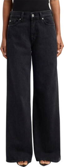 7 For All Mankind Dame Jeans Svart W26,
