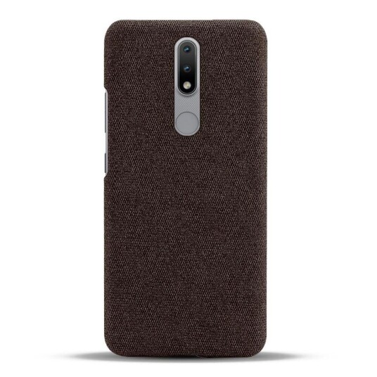 INCOVER Nokia 2.4 Polstret Plastikk Deksel - Brun