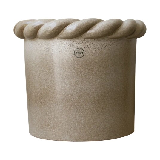 DBKD Twine krukke Ø 22 cm Beige