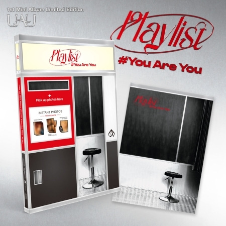 UAU Playlist #You Are You & Version incl. 164pg Photobook, 3 Photocards, 3Cut Photo + Sticker Set CD