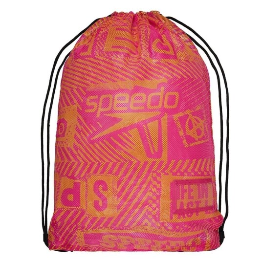 Speedo Mesh Bag For Svømming Tilbehør Speedo Trykt Rosa Gul