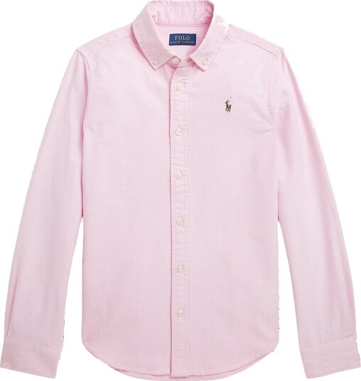 Ralph Lauren Kids Cotton Oxford Shirt Pink 132 135