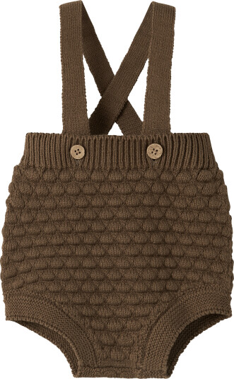 Lil"Atelier Nbnnobir Loose Knit Bloomers Lil Brown 68 Lil"Atelier Nbnnobir Loose Knit Bloomers Lil Brown 68