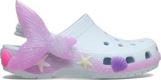 Crocs Classic Mermaid Tøfler, Vapor Ice, 23-24