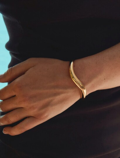 Edblad Azura Bangle Gold S   Gold   S 16