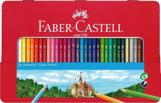 Faber Castell Classic Colour colour pencils tin of 36