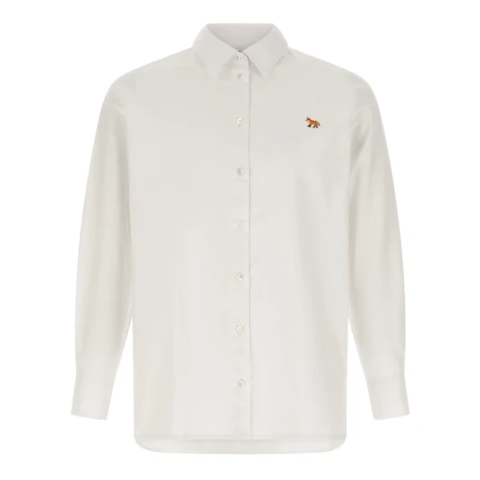 Maison Kitsuné Dame Bluser & Skjorter Hvit L, Maison Kitsuné Dame Bluser & Skjorter Hvit L,