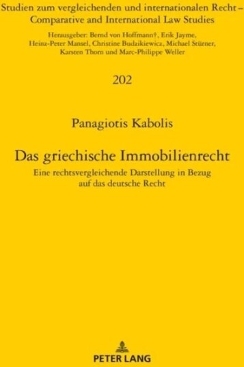 Das Griechische Immobilienrecht Av Panagiotis Kabolis