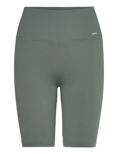 aim´n Ribbed Seamless Biker Shorts - Green - XS