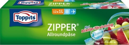 Toppits ZIPPER 1L 12st DFP Toppits ZIPPER 1L 12st DFP