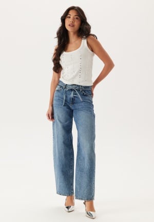 ONLY Onlgianna Mw Straight Dnm Medium Blue Denim 31/30 ONLY Onlgianna Mw Straight Dnm Medium Blue Denim 31/30