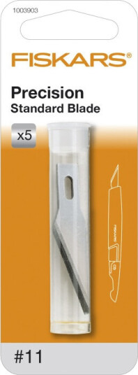 Fiskars Premium Precision Kunstnerknivrefill blader N° 11 Fiskars Premium Precision Kunstnerknivrefill blader N° 11