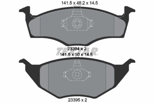 Bremseklosser TEXTAR 2339402