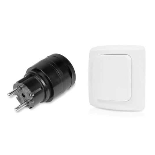 Trådløs bryter AGGE Wireless Wall Switch Trådløs bryter + Fjernstyrt stikkontakt Trådløs bryter AGGE Wireless Wall Switch Trådløs bryter + Fjernstyrt stikkontakt