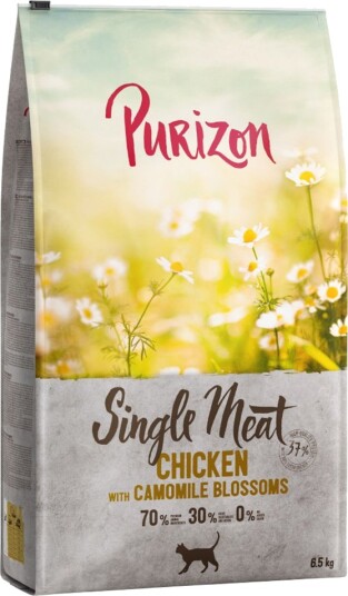 Purizon Tørrfôr Single Meat Med Kamilleblomster Kylling 6.5 kg Purizon Tørrfôr Single Meat Med Kamilleblomster Kylling 6.5 kg