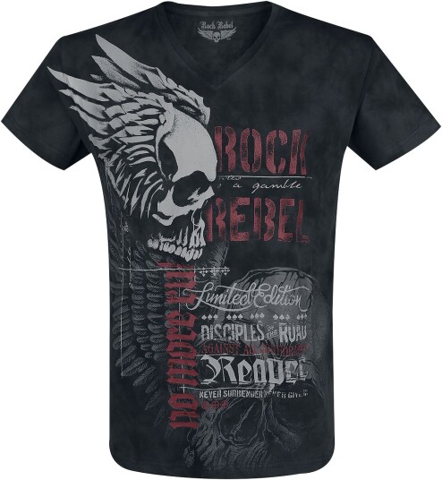 Rock Rebel by EMP T-skjorte Heavy Soul S til 5XL Herrer svart