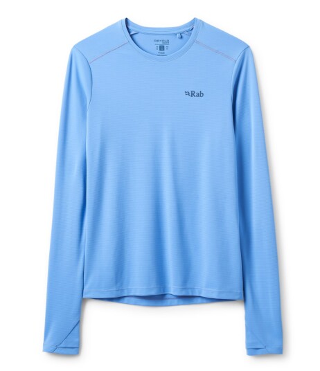 Rab Force Ls Tee Wmns Bluebird L Rab Force Ls Tee Wmns Bluebird L