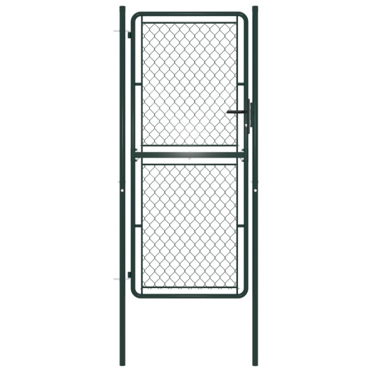 vidaXL Hageport stål 100x200 cm grønn vidaXL Hageport stål 100x200 cm grønn