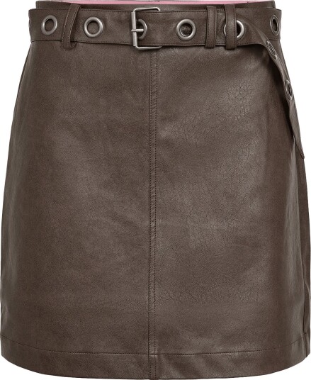 Nümph Nudorith Pu Skirt Brown 42 Nümph Nudorith Pu Skirt Brown 42
