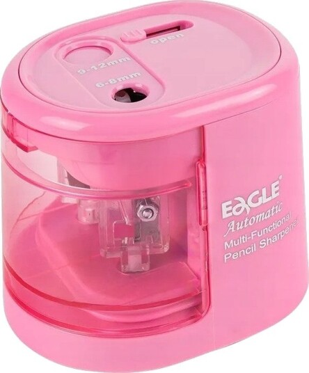 Eagle Batteridrevet Blyantspisser Eg-5161Usb 2 Hull Rosa