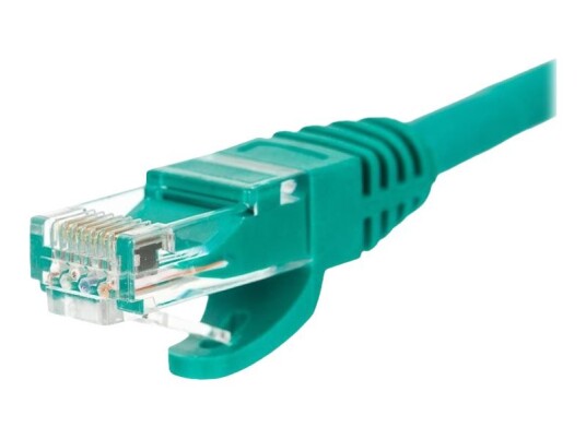 Netrack Koblingskabel Rj-45 Hann Til Rj-45 Hann 25 Cm Utp Cat 5E Formstøpt Uten Hindringer Grønn