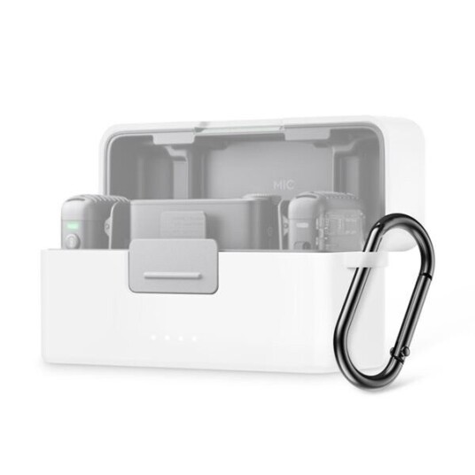 Silikondeksel for DJI Mic 2 lader Hvit