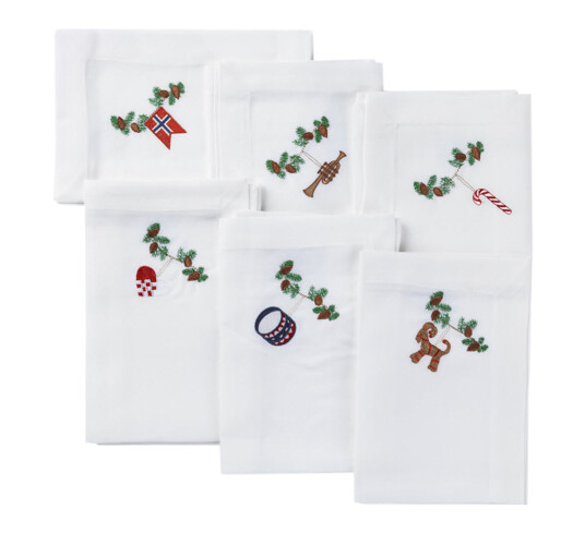 Langkilde & Søn Juleservietter 6-pk Langkilde & Søn Juleservietter 6-pk