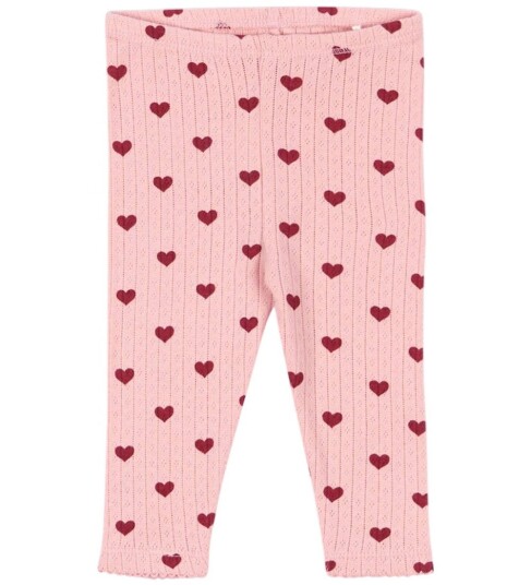 Konges Sløjd Bukser   Minnie   Amour Rouge m. Hullmønster   Konges Sløjd   4 år 104   Bukser   bomull   Rosa