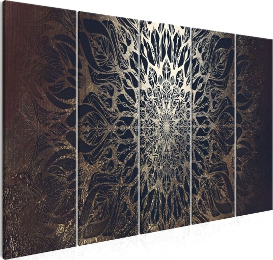 Bilde Hypnosis 5 Parts Brown Narrow 225x90 Artgeist sp. z o. o.
