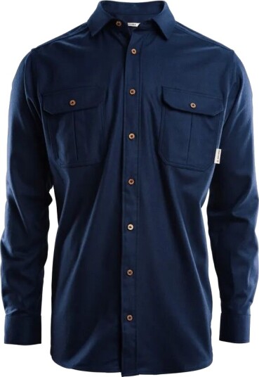 Aclima LeisureWool ReBorn Wool Shirt Man Navy Melange XL, Navy Melange
