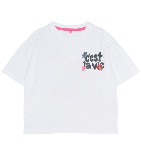 The New Tnsandra Os S_S Tee White 122/128