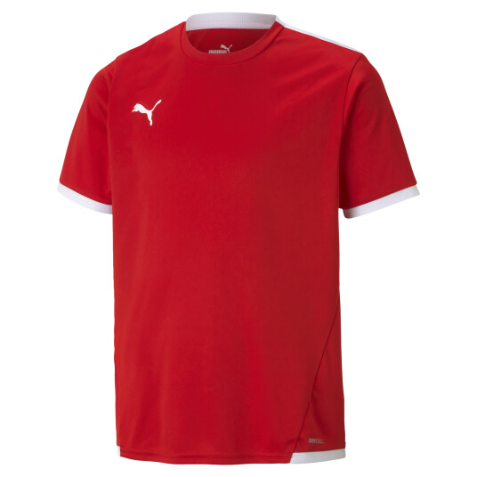 Puma teamLIGA Jersey Jr, t-skjorte junior 164 Puma Red-puma White