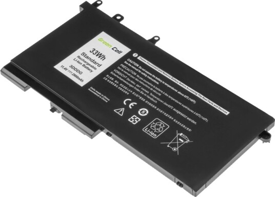 Green Cell Batteri Til Bærbar Pc Tilsvarer: Dell 3Dddg Dell 93Ftf Litiumpolymer 2900 Mah Svart DE146V2
