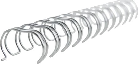 Gbc Metallspiral 3:1 No8 12.5mm A4 Svart 100 Stk Gbc Metallspiral 3:1 No8 12.5mm A4 Svart 100 Stk