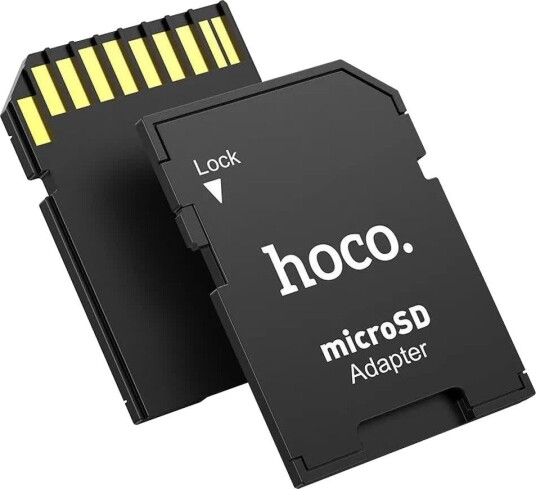 HOCO HB22 Minnekortadapter microSD til SD HOCO HB22 Minnekortadapter microSD til SD