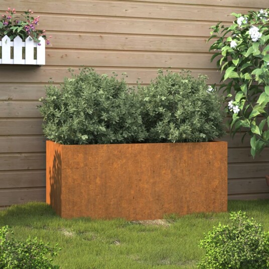 Plantekasse 62x30x29 cm cortenstål