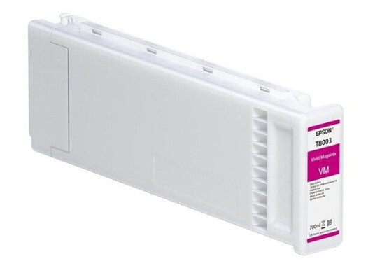 Epson T8003 - vivid magenta - original - ink cartridge - Blekkpatron Vivid magenta Epson T8003 - vivid magenta - original - ink cartridge - Blekkpatron Vivid magenta
